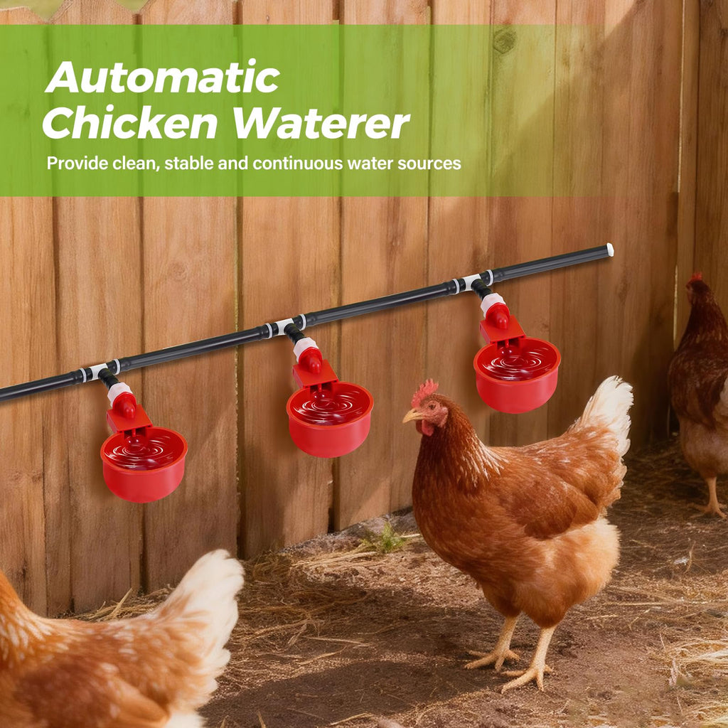 Automatic Chicken Waterer Set T31629