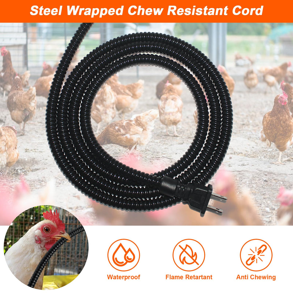 13'' Heated Poultry Waterer Base for 3-5 Gallons O46912