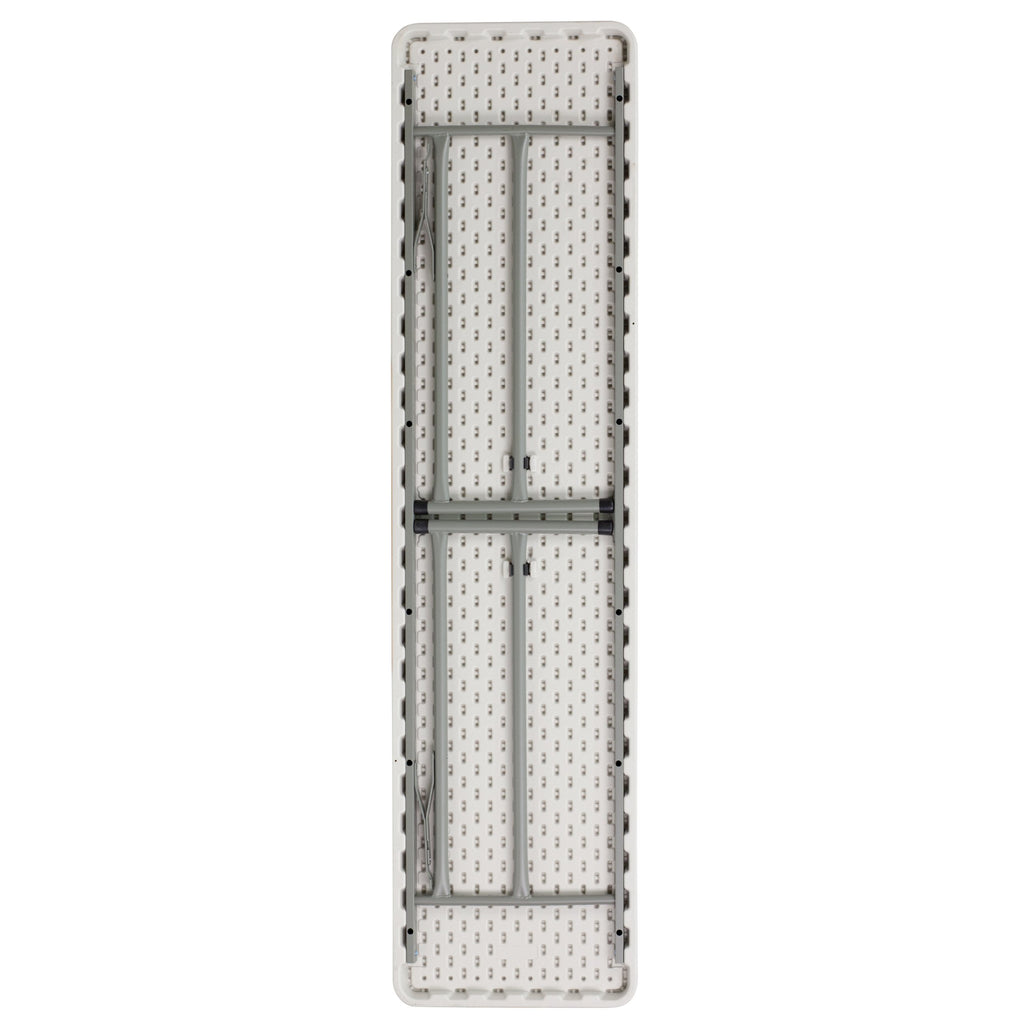 15 Pack 6-Foot Granite White Plastic Folding Table I220