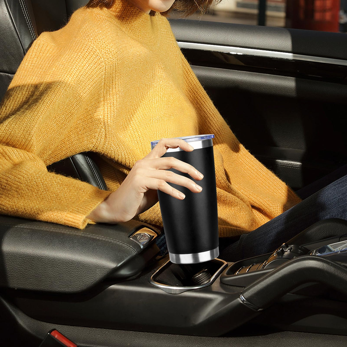 20oz Insulated Tumbler with Lid Straw P11237