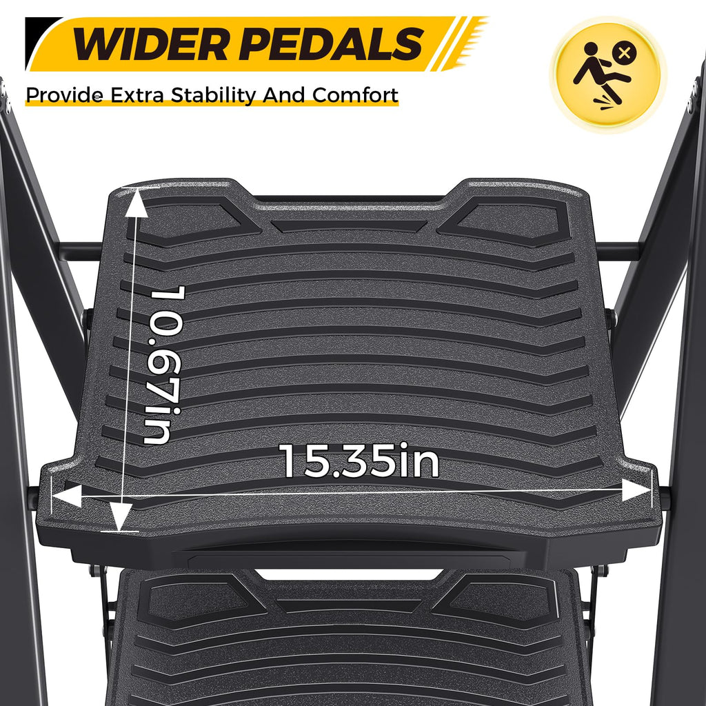 2 Folding Steel Step Ladder with Handrail X1246