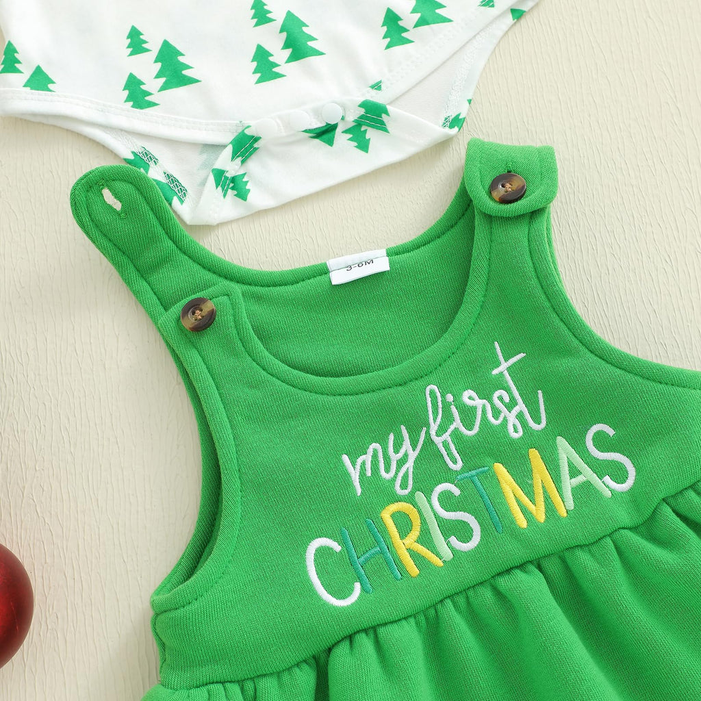 Newborn Short Sleeve Romper and Overalls Skirt Dress Outfits X11004
